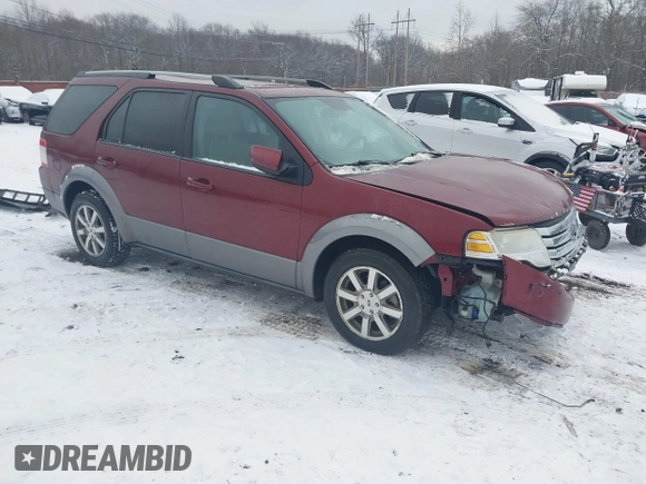 2008 Ford Taurus X SEL with VIN 1FMDK05W88GA18429, listed as a IAAI auction lot 41257861 with 155,447 mi miles and . Bid and sale history available at DreamBid. Image 1.