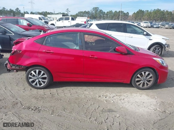 2017 Hyundai Accent Value Edition with VIN KMHCT4AE5HU277586, listed as a IAAI auction lot 41329279 with NaN miles. Bid and sale history available at carsss.com. Image 13.