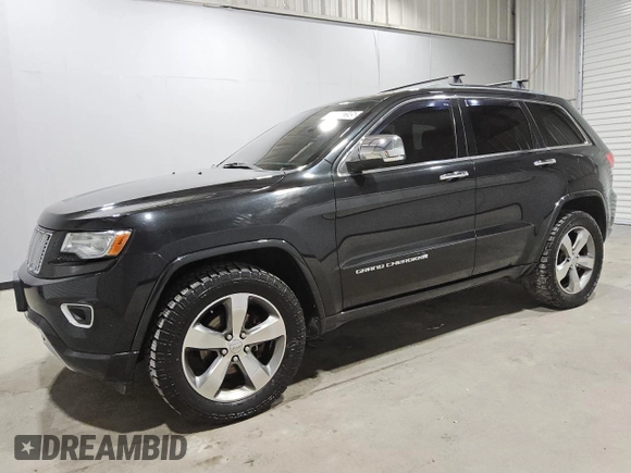 2014 Jeep Grand Cherokee Overland with VIN 1C4RJFCGXEC153250, listed as a Copart auction lot 51327195 with 132,282 mi miles and Clean Title. Bid and sale history available at DreamBid. Image 1.