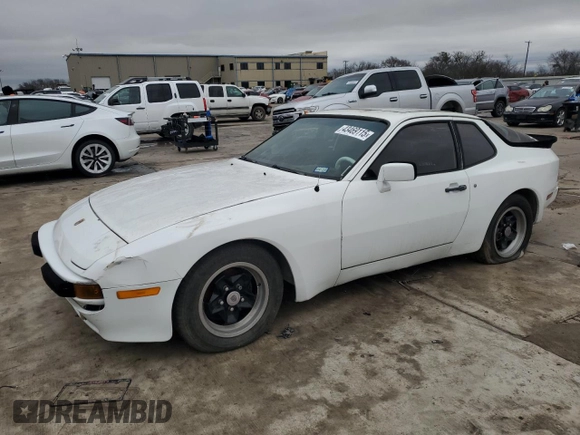 1984 Porsche 944 with VIN WP0AA094XEN452894, listed as a Copart auction lot 43469115 with 37,161 mi miles and Clean Title. Bid and sale history available at DreamBid. Image 1.