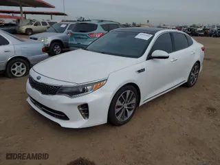 2016 Kia Optima SXL Turbo with VIN 5XXGV4L28GG012037, listed as a IAAI auction lot 41535468 with 160,366 mi miles. Bid and sale history available at carsss.com. Image 2.