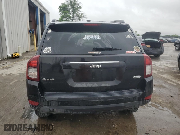 2017 Jeep Compass High Altitude with VIN 1C4NJDEB7HD210216, listed as a Copart auction lot 56541085 with 94,397 mi miles and Salvage title. Bid and sale history available at DreamBid. Image 6.