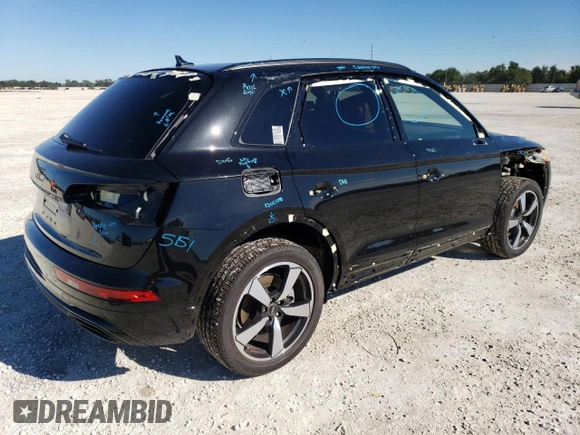 2023 Audi Q5 S line Prestige with VIN WA1FAAFY7P2001746, listed as a Copart auction lot 72766942 with 1,262 mi miles. Bid and sale history available at carsss.com. Image 3.