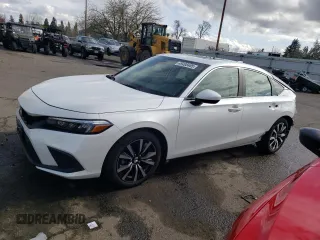 2024 Honda Civic EX-L z VIN 19XFL1H79RE004674, wystawiony jako Copart lot #49498485 z przebiegiem 17 748 mil mil oraz Szkoda całkowita • Salvage title. Historia ofert i sprzedaży dostępna na DreamBid. Obrazek 1.