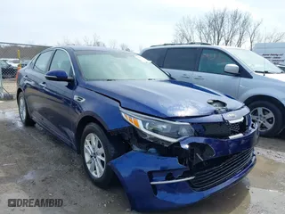 2017 Kia Optima LX with VIN 5XXGT4L39HG152100, listed as a IAAI auction lot 41953707 with 89,273 mi miles. Bid and sale history available at carsss.com. Image 1.