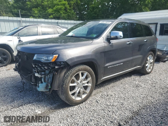 2014 Jeep Grand Cherokee Summit with VIN 1C4RJFJT4EC346946, listed as a Copart auction lot 60613025 with 50,565 mi miles and Salvage title. Bid and sale history available at DreamBid. Image 1.