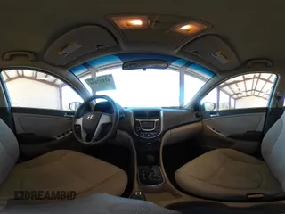 2013 Hyundai Accent GLS with VIN KMHCT4AE9DU556629, listed as a IAAI auction lot 42107644 with 152,274 mi miles. Bid and sale history available at carsss.com. Image 18.
