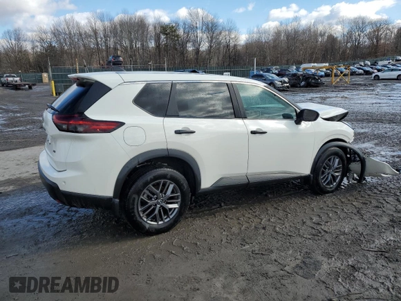 2024 Nissan Rogue S with VIN 5N1BT3AB1RC741668, listed as a Copart auction lot 47246865 with 18,982 mi miles and Salvage Title. Bid and sale history available at carsss.com. Image 3.