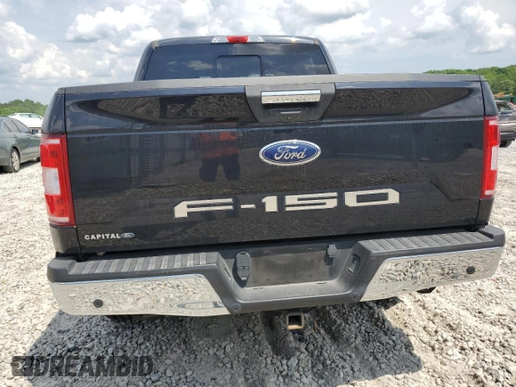 2019 Ford F-150 XL with VIN 1FTEW1E5XKFA91437, listed as a Copart auction lot 55230355 with 110,572 mi miles and Clean title. Bid and sale history available at DreamBid. Image 6.