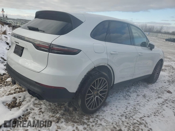 2023 Porsche Cayenne with VIN WP1AA2AY0PDA01250, listed as a Copart auction lot 85952904 with 17,752 mi miles and Salvage title. Bid and sale history available at DreamBid. Image 3.
