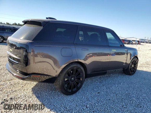 2024 Land Rover Range Rover SE z VIN SALKPBFU2RA213736, wystawiony jako Copart lot #81138104 z przebiegiem 5 250 mil mil oraz Szkoda całkowita • Salvage title. Historia ofert i sprzedaży dostępna na DreamBid. Obrazek 3.