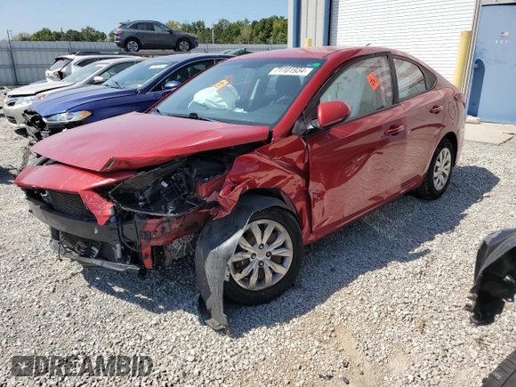 2018 Hyundai Accent SEL with VIN 3KPC24A36JE027154, listed as a Copart auction lot 71101934 with 76,717 mi miles and Salvage Title. Bid and sale history available at carsss.com. Image 1.