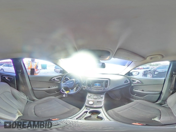 2015 Chrysler 200 Limited with VIN 1C3CCCAB1FN668265, listed as a Copart auction lot 52980235 with 167,508 mi miles and Salvage Title. Bid and sale history available at DreamBid. Image 14.
