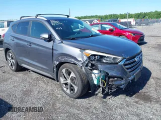 2017 Hyundai Tucson Sport with VIN KM8J33A27HU343675, listed as a IAAI auction lot 42393376 with 89,919 mi miles and . Bid and sale history available at DreamBid. Image 1.