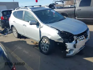 2012 Nissan Rogue SV with VIN JN8AS5MV7CW398587, listed as a IAAI auction lot 41765810 with 150,503 mi miles. Bid and sale history available at carsss.com. Image 1.