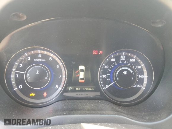 2014 Hyundai Azera Limited z VIN KMHFH4JG1EA361448, wystawiony jako Copart lot #42344065 z przebiegiem 178 452 mil mil oraz Szkoda całkowita • Salvage title. Historia ofert i sprzedaży dostępna na DreamBid. Obrazek 9.