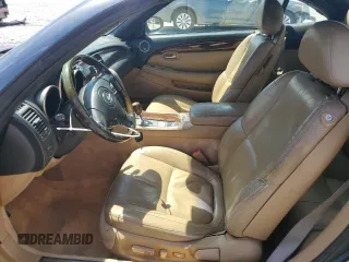 2006 Lexus SC 430 with VIN JTHFN48Y369001045, listed as a Copart auction lot 55725575 with 185,164 mi miles and Salvage title. Bid and sale history available at DreamBid. Image 7.