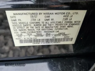 2008 Nissan Altima 3.5 SE with VIN 1N4BL21E08N429083, listed as a Copart auction lot 51277755 with 199,217 mi miles and Salvage Title. Bid and sale history available at carsss.com. Image 15.