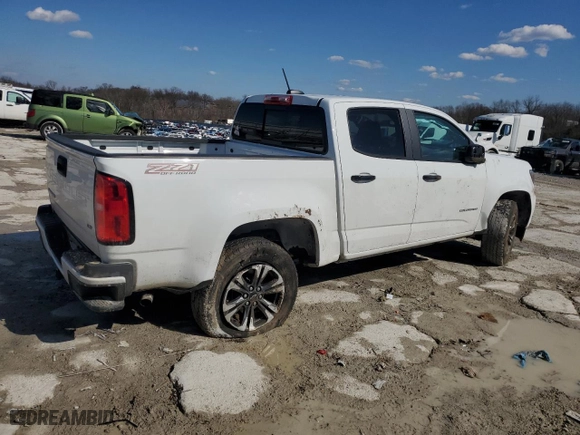 2022 Chevrolet Colorado 4WD Z71 with VIN 1GCGTDEN1N1212280, listed as a Copart auction lot 46875035 with 59,529 mi miles and Clean Title. Bid and sale history available at carsss.com. Image 3.