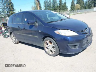 2009 Mazda Mazda5 Sport with VIN JM1CR293090344744, listed as a IAAI auction lot 42042896 with 215,303 mi miles. Bid and sale history available at carsss.com. Image 1.