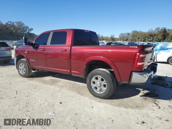 2021 Ram 2500 Laramie with VIN 3C6UR5FL0MG669898, listed as a Copart auction lot 46155465 with 19,672 mi miles and Clean Title. Bid and sale history available at carsss.com. Image 2.