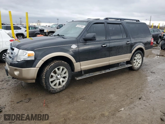 2012 Ford Expedition Max King Ranch with VIN 1FMJK1J5XCEF34365, listed as a Copart auction lot 42457555 with 202,487 mi miles and Non repairable. Bid and sale history available at DreamBid. Image 1.