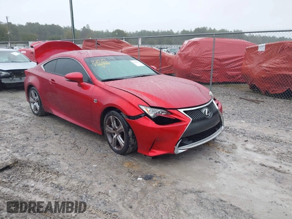 2016 Lexus RC 200t F Sport with VIN JTHHA5BC0G5002928, listed as a IAAI auction lot 41306766 with 114,811 mi miles and . Bid and sale history available at DreamBid. Image 1.