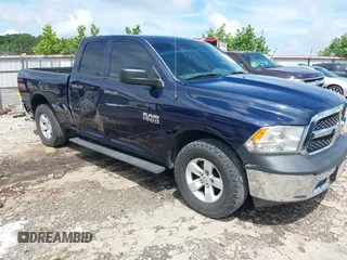 2014 Ram 1500 Tradesman with VIN 1C6RR7FG0ES244034, listed as a IAAI auction lot 42455171 with 156,950 mi miles and . Bid and sale history available at DreamBid. Image 1.