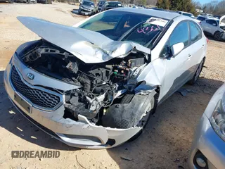 2015 Kia Forte LX with VIN KNAFK4A69F5364361, listed as a IAAI auction lot 41636506 with 1 mi miles. Bid and sale history available at carsss.com. Image 2.
