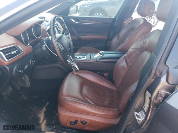 2014 Maserati Ghibli S Q4 with VIN ZAM57RTA7E1085782, listed as a Copart auction lot 75537634 with 111,616 mi miles and Salvage Title. Bid and sale history available at carsss.com. Image 7.
