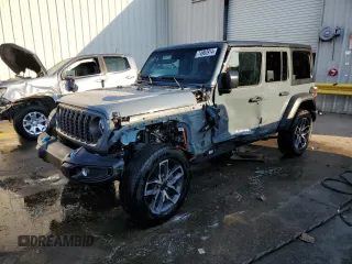 2024 Jeep Wrangler Sport S with VIN 1C4RJXN67RW324020, listed as a Copart auction lot 74993914 with 2,169 mi miles and Salvage Title. Bid and sale history available at DreamBid. Image 1.