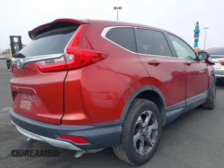 2017 Honda CR-V EX-L with VIN 2HKRW1H88HH500136, listed as a IAAI auction lot 42086715 with Not Provided miles. Bid and sale history available at carsss.com. Image 4.