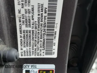 2013 Honda CR-V EX-L with VIN 5J6RM4H77DL041924, listed as a Copart auction lot 63707845 with 134,328 mi miles and Salvage title. Bid and sale history available at DreamBid. Image 13.