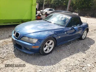 2000 BMW Z3 2.5L with VIN 4USCH9344YLG05011, listed as a Copart auction lot 73979264 with 91,684 mi miles and Salvage Title. Bid and sale history available at carsss.com. Image 1.
