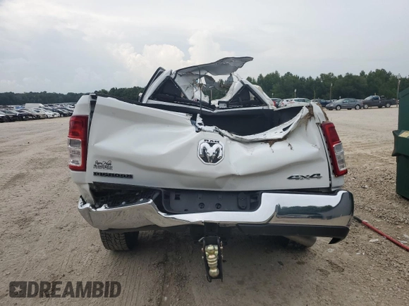 2021 Ram 3500 Big Horn with VIN 3C63R3DL2MG686897, listed as a Copart auction lot 63773664 with 0 mi miles and Salvage Title. Bid and sale history available at carsss.com. Image 6.