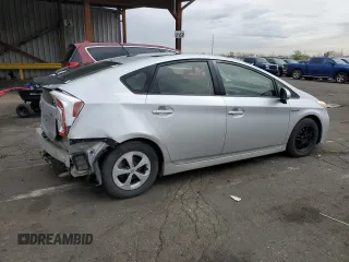 2014 Toyota Prius Four with VIN JTDKN3DU3E1764466, listed as a Copart auction lot 51281705 with 96,453 mi miles and Salvage Title. Bid and sale history available at DreamBid. Image 3.