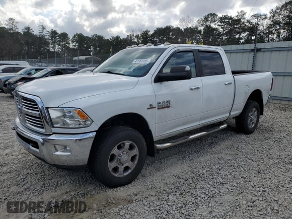 2018 Ram 2500 Big Horn with VIN 3C6UR5DL6JG296591, listed as a Copart auction lot 47587385 with 98,397 mi miles and Salvage Title. Bid and sale history available at carsss.com. Image 1.