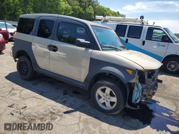 2005 Honda Element EX with VIN 5J6YH28645L002656, listed as a Copart auction lot 55456825 with 189,701 mi miles and Clean Title. Bid and sale history available at DreamBid. Image 4.