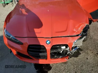 2024 BMW M4 Competition xDrive with VIN WBS33BA03RCP76190, listed as a Copart auction lot 45919225 with 6,920 mi miles and Salvage title. Bid and sale history available at DreamBid. Image 11.