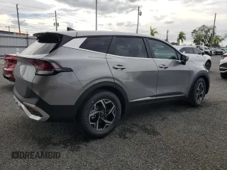 2025 Kia Sportage LX with VIN KNDPU3DF6S7341089, listed as a Copart auction lot 81027984 with 0 mi miles and Salvage Title. Bid and sale history available at carsss.com. Image 3.