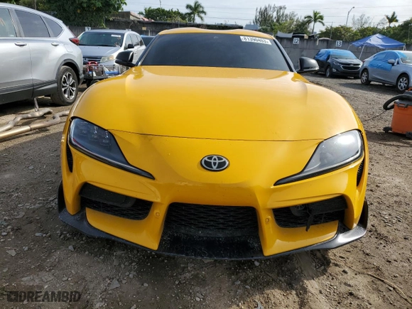 2020 Toyota GR Supra 3.0 with VIN WZ1DB4C02LW025788, listed as a Copart auction lot 81390403 with 38,336 mi miles. Bid and sale history available at carsss.com. Image 5.