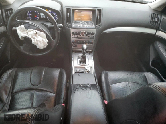 2011 Infiniti G25 x z VIN JN1DV6AR1BM650229, wystawiony jako Copart lot #47320395 z przebiegiem 167 404 mil mil oraz Szkoda całkowita • Salvage title. Historia ofert i sprzedaży dostępna na DreamBid. Obrazek 8.