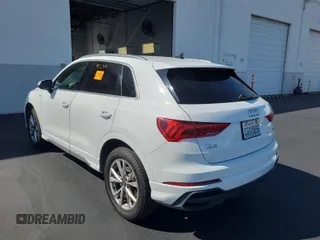 2023 Audi Q3 S line Premium with VIN WA1DECF34P1106228, listed as a IAAI auction lot 42734425 with 52,167 mi miles and . Bid and sale history available at DreamBid. Image 4.