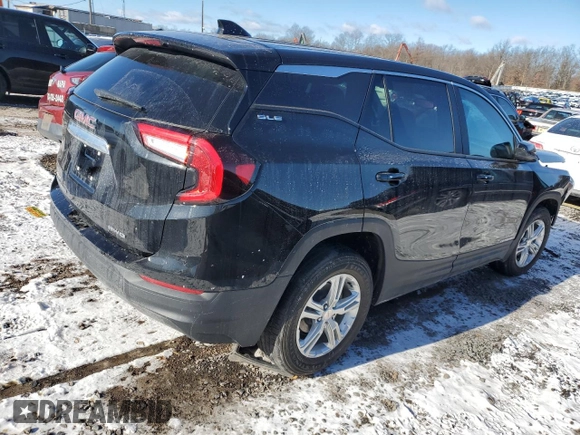 2024 GMC Terrain SLE with VIN 3GKALTEGXRL315038, listed as a Copart auction lot 41626455 with 9,515 mi miles and Salvage Title. Bid and sale history available at DreamBid. Image 3.