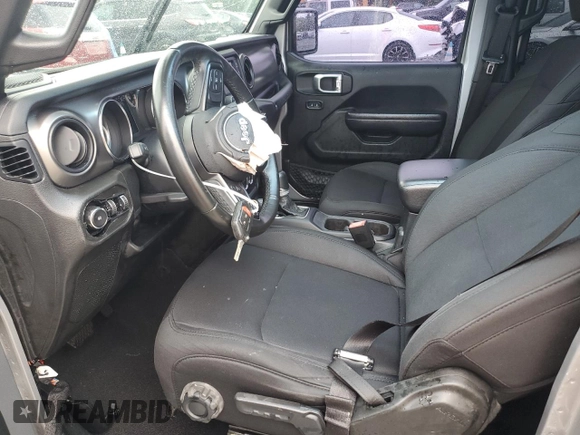 2020 Jeep Wrangler Unlimited Sport S z VIN 1C4HJXDN7LW129496, wystawiony jako Copart lot #51569875 z przebiegiem 124 159 mil mil oraz Szkoda całkowita • Salvage title. Historia ofert i sprzedaży dostępna na DreamBid. Obrazek 7.