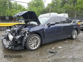 2019 Lexus ES 300h with VIN 58AB21B14KU002199, listed as a Copart auction lot 56734845 with 77,230 mi miles and Salvage title. Bid and sale history available at DreamBid. Image 1.