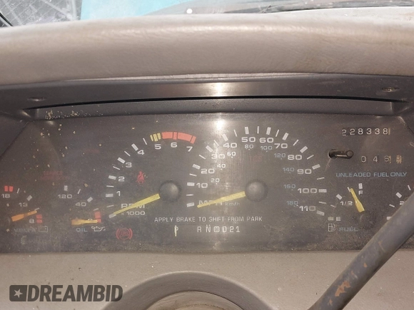 1995 Oldsmobile Silhouette z VIN 1GHDU06L5ST302709, wystawiony jako IAAI lot #41118652 z przebiegiem 228 338 mil mil oraz . Historia ofert i sprzedaży dostępna na DreamBid. Obrazek 7.