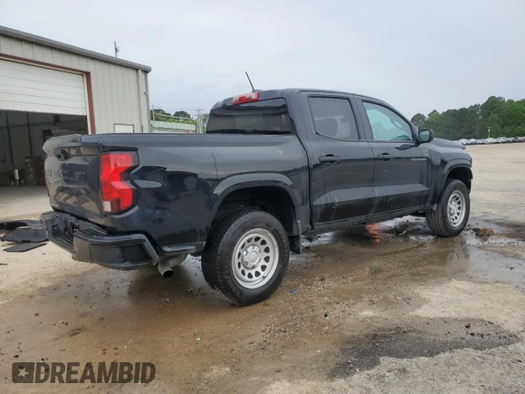 2024 Chevrolet Colorado 2WD Work Truck with VIN 1GCGSBEC2R1125077, listed as a Copart auction lot 56012425 with 15,917 mi miles and Clean Title. Bid and sale history available at DreamBid. Image 3.