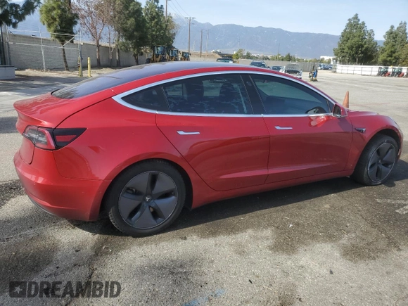 2018 Tesla Model 3 Long Range Battery with VIN 5YJ3E1EA5JF013044, listed as a Copart auction lot 49926055 with 102,158 mi miles and Salvage Title. Bid and sale history available at DreamBid. Image 3.