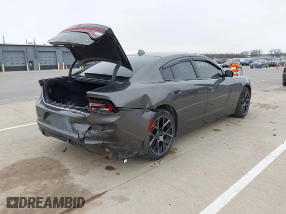 2018 Dodge Charger SXT Plus with VIN 2C3CDXHG0JH217495, listed as a IAAI auction lot 41998783 with 58,247 mi miles and . Bid and sale history available at carsss.com. Image 4.